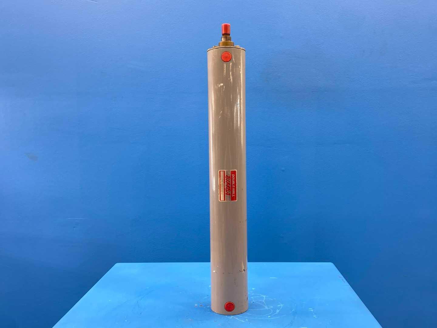 Bimba DWC-8321-2 Double-Wall Pneumatic Cylinder 0.75" Bore 21"Stroke 200PSI