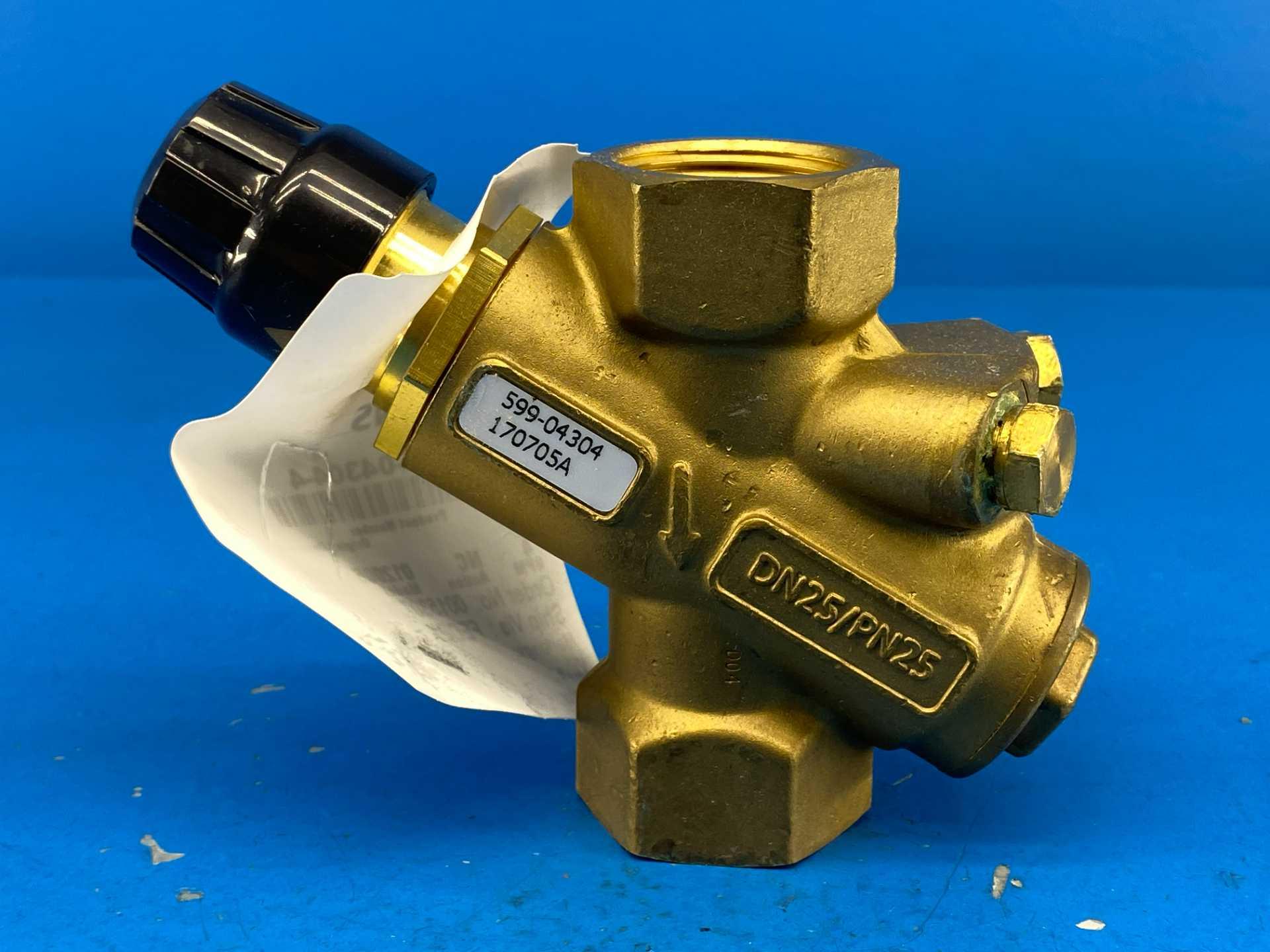 Siemens 599-04304-4 Series 599 1" Pressure Independent Control Valve (PICV) 4GPM NC
