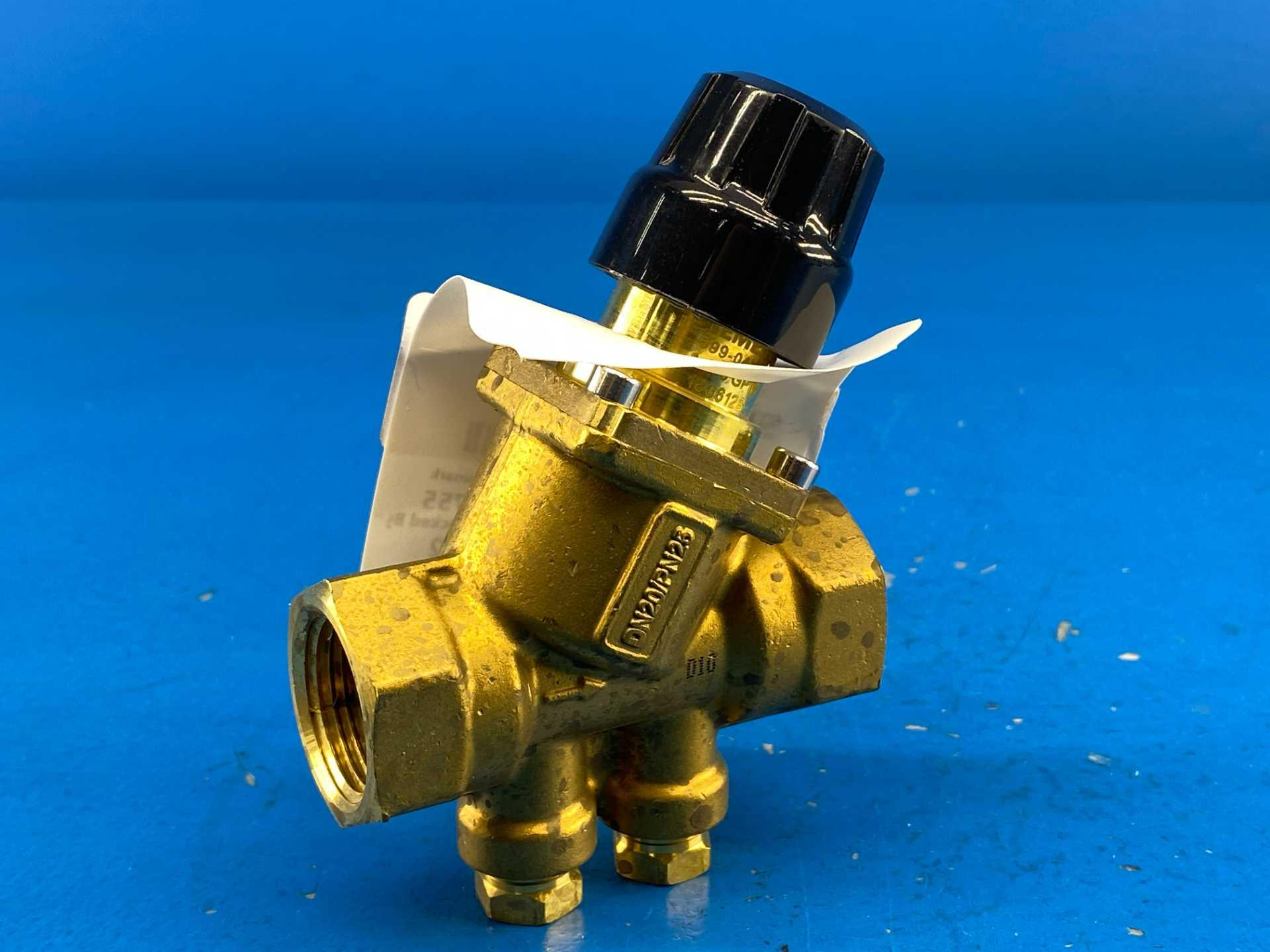 Siemens 599-04322-2 Series 599 3/4" Pressure Independent Control Valve (PICV) 2 GPM NO