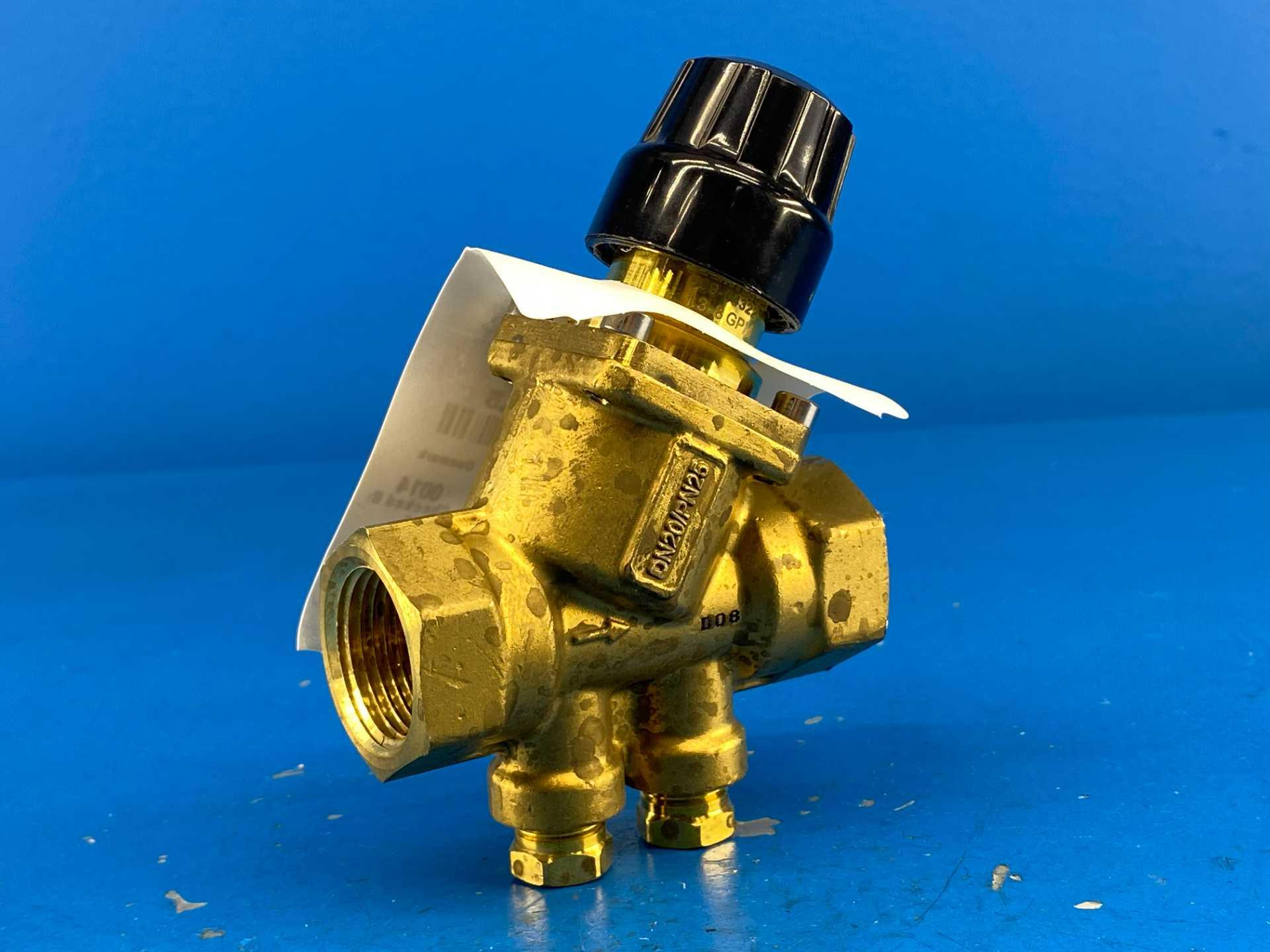 Siemens 599-04322-3.5 Series 599 3/4" Pressure Independent Control Valve (PICV) 3.5 GPM NO