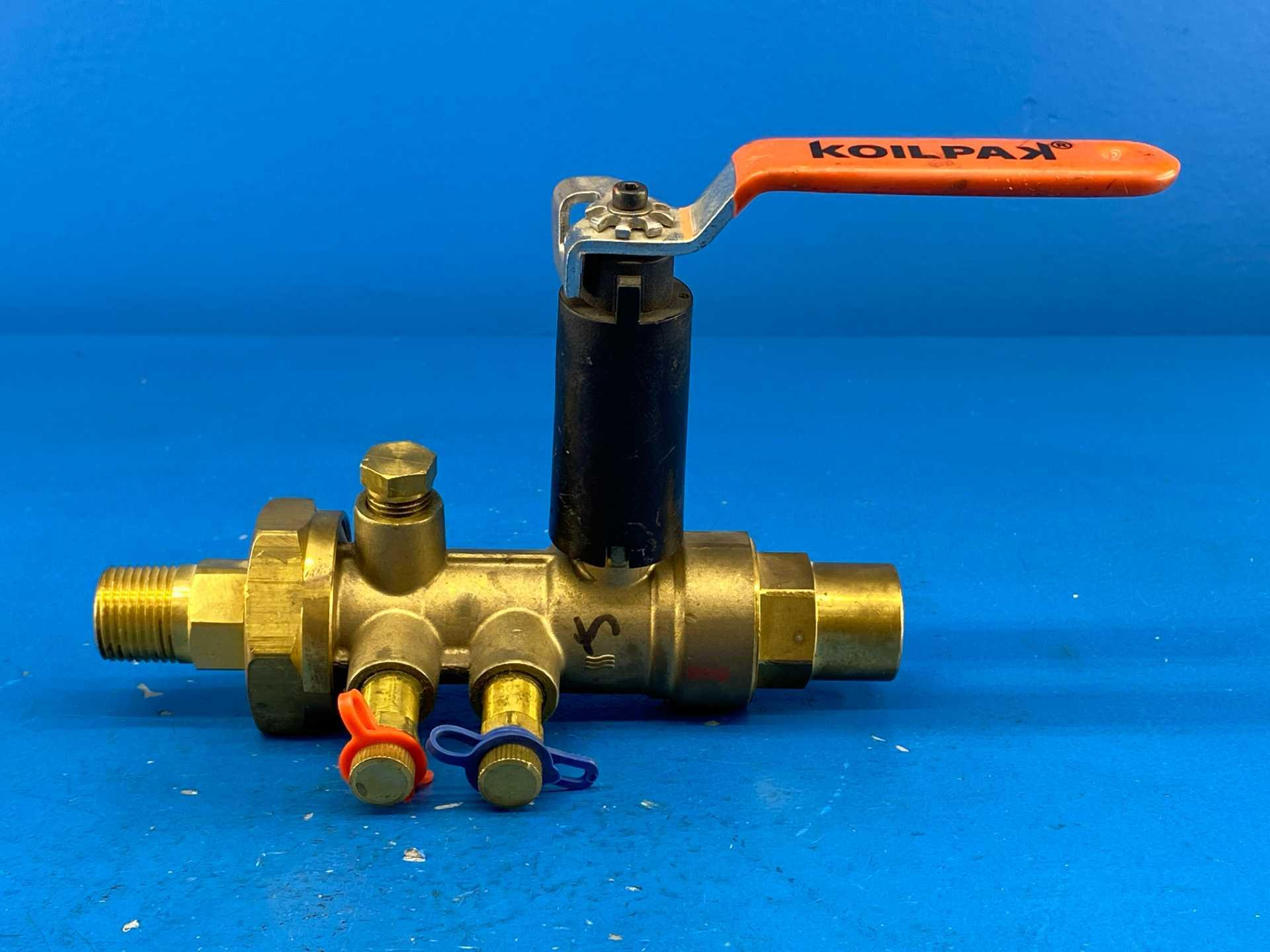 IMI Flow Design UASBS-B-075S-050M-V6-EH UA SBS V6-EH Venturi Balancing Ball Valve 3/4" S x 1/2" M Brass 600 WOG PN40 5.8-21.0 GPM Type B