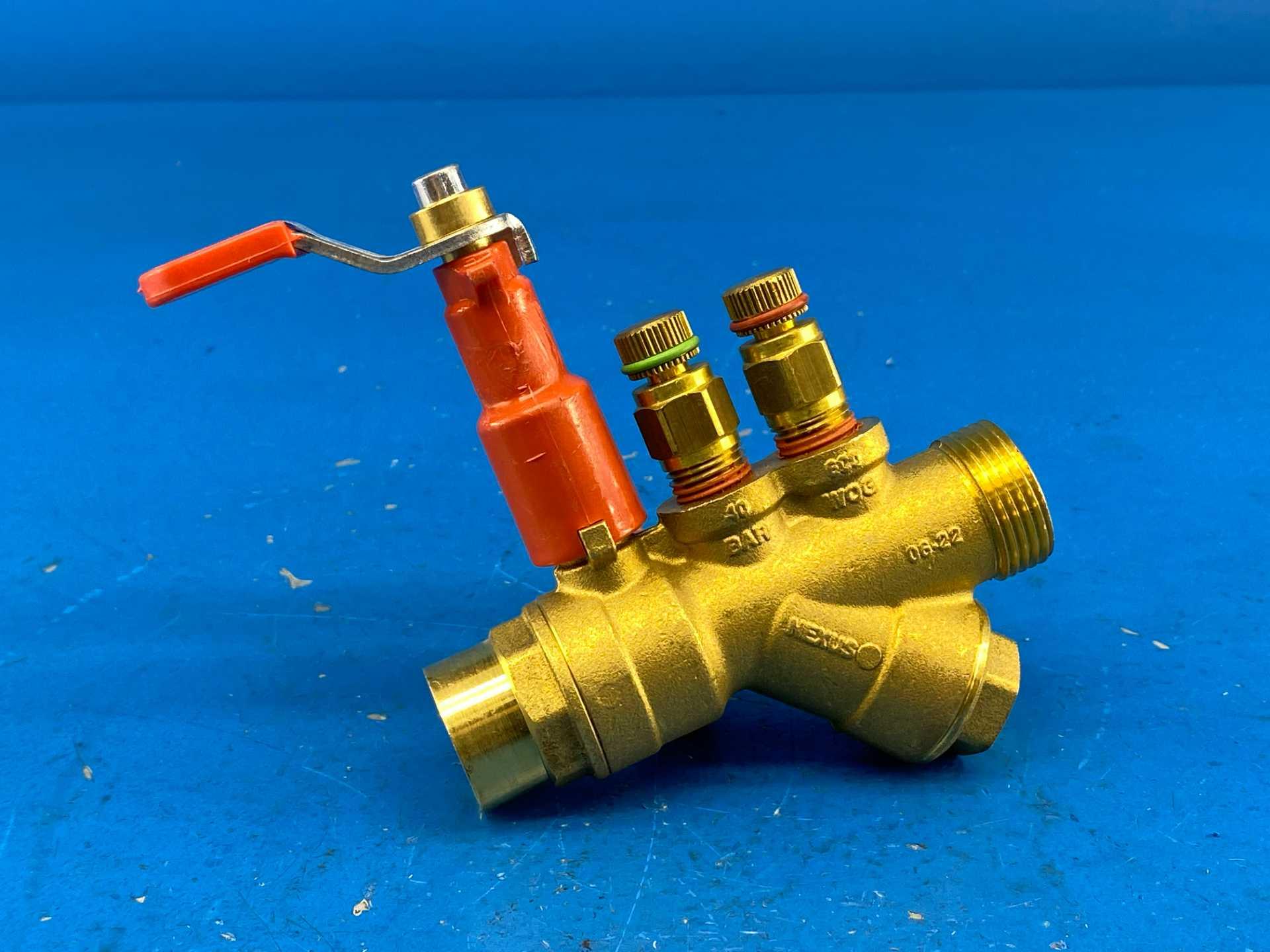 Nexus Valve, Inc. UM+075LS-050M-055-N-E 3/4"LS x 1/2"M 5.5GPM Automatic Flow Control Ball Valve UltraMatic Series 600WOG PN40