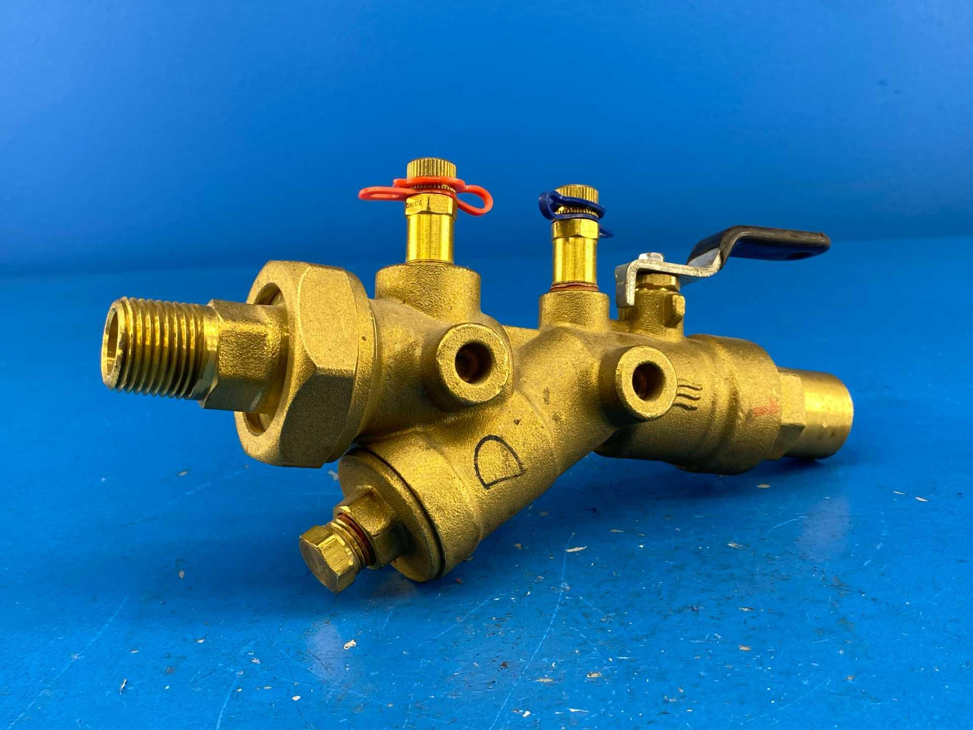 IMI Flow Design AC075L-050M-4.00GPM AC Auto Balancing Valve 3/4" S x 1/2" M Brass 400 WOG PN25 4.00 GPM