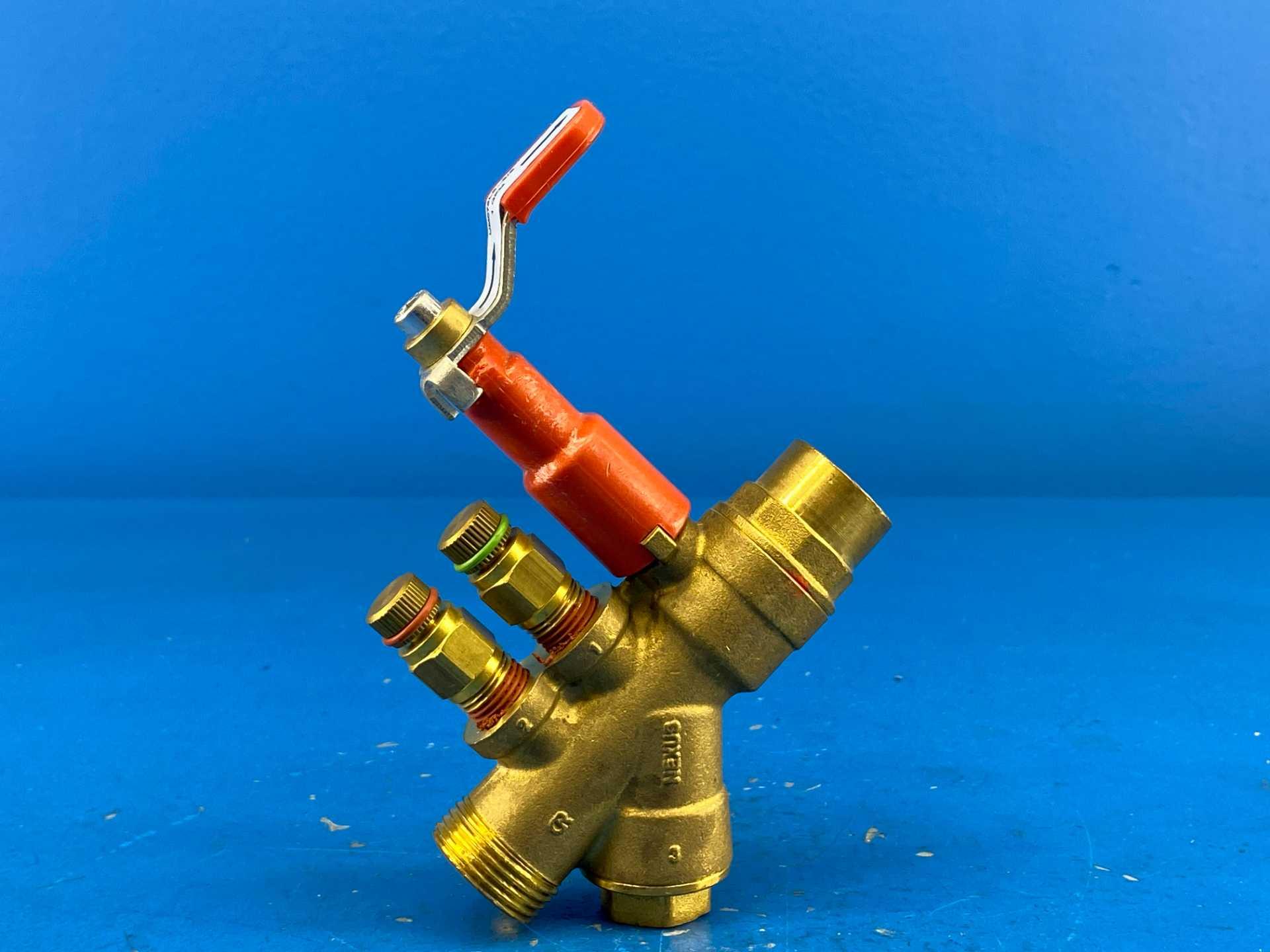 Nexus Valve, Inc. UM+075LS-050M-010-N-E 3/4"LS x 1/2"M 1GPM Automatic Flow Control Ball Valve UltraMatic Series 600WOG PN40