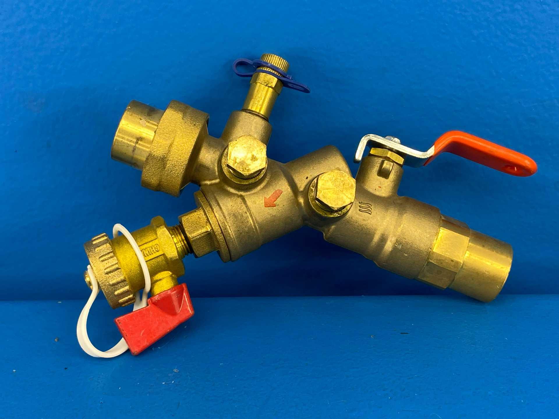 IMI Flow Design YCRSBS-075S-075S-PT1-PL3-HN2 YCR SBS Y-Strainer Ball Valve 3/4" S x 3/4" S Brass 400 WOG PN25