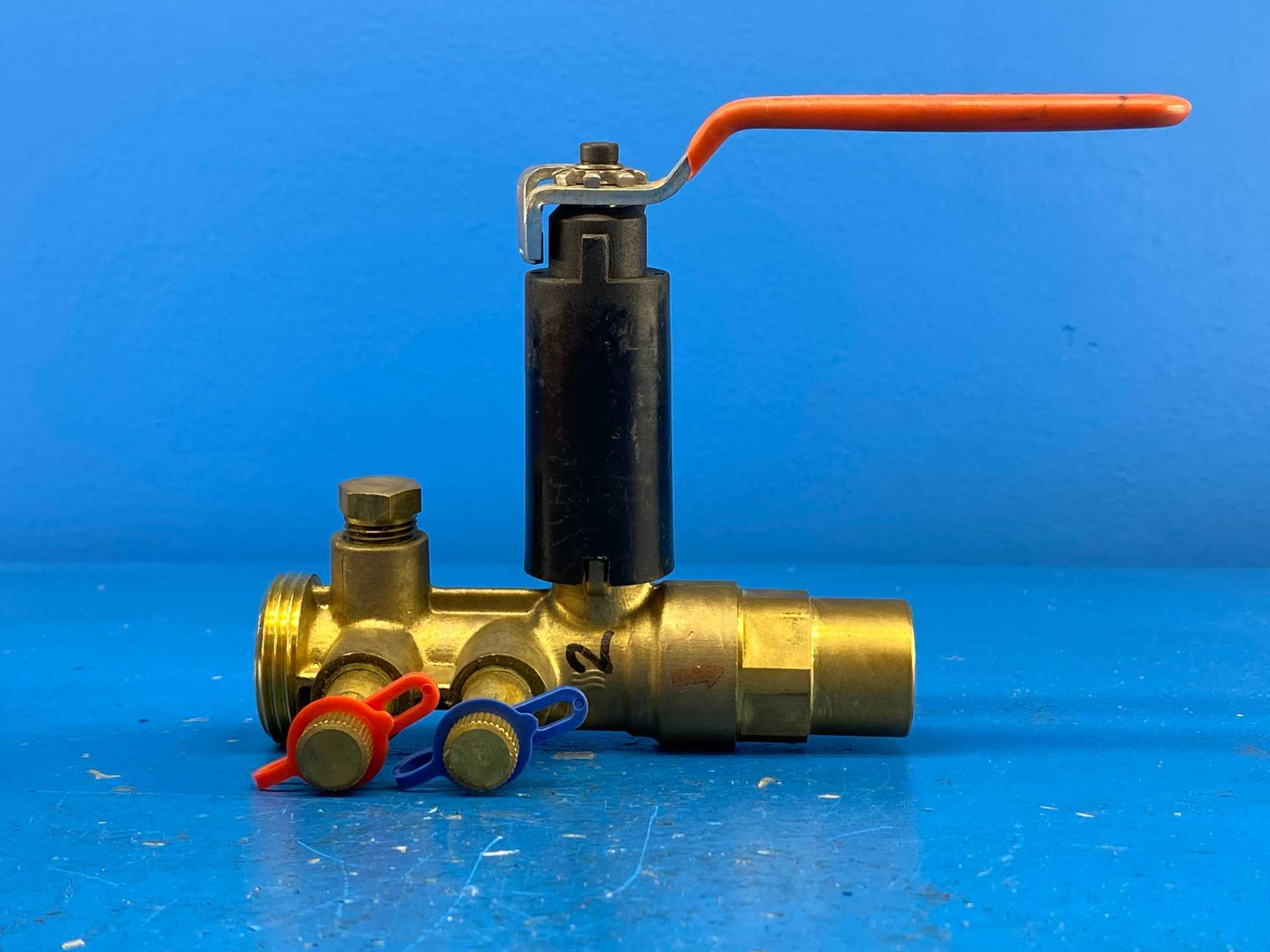 IMI Flow Design UASBS-A-075S-050M-V2-EH UA SBS V2-EH Venturi Balancing Ball Valve 3/4" S x 1/2" M Brass 600 WOG PN40 0.4-1.5 GPM Type A