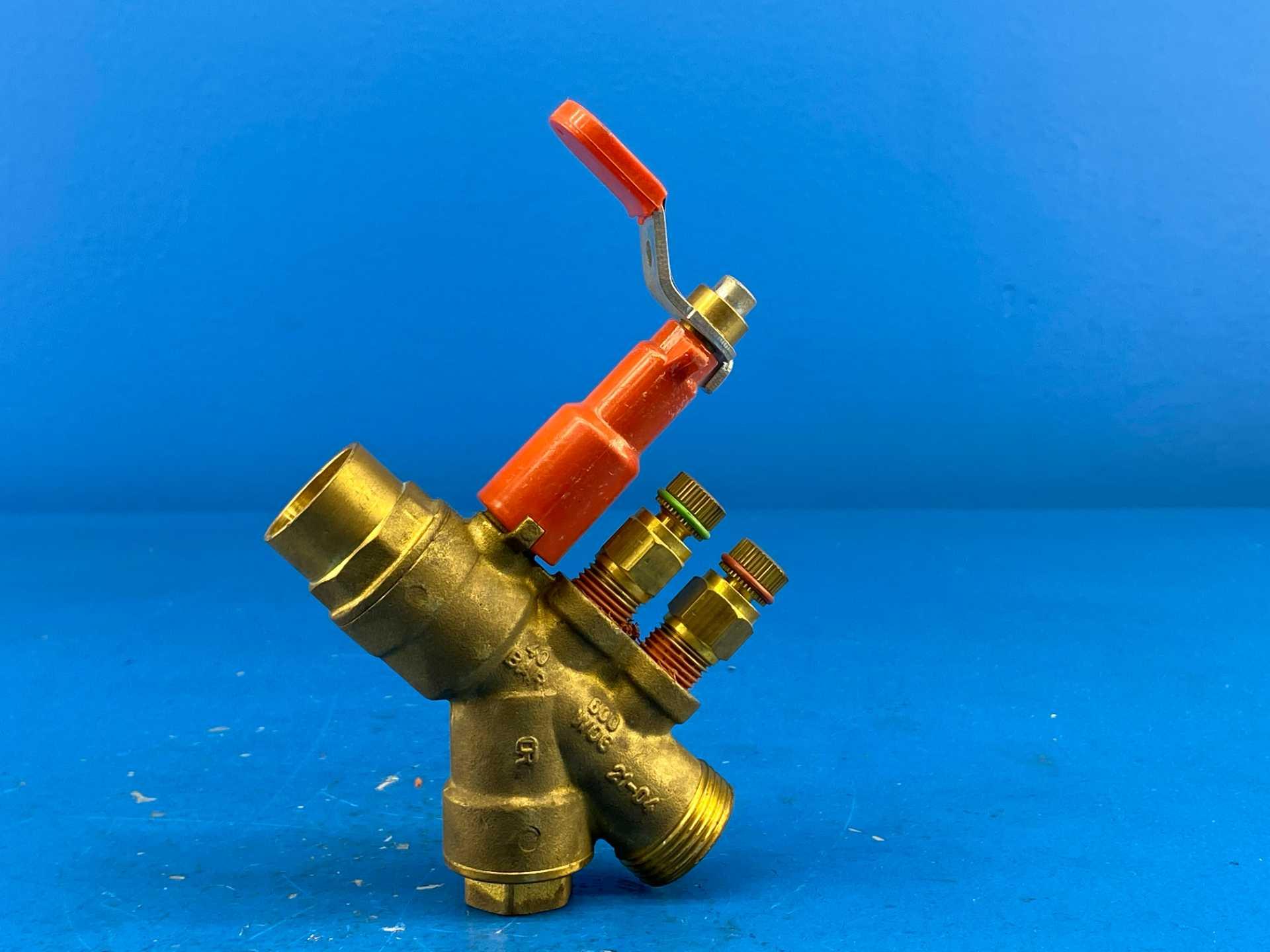 Nexus Valve, Inc. UM+075LS-050M-015-N-E 3/4"LS x 1/2"M 1.5GPM Automatic Flow Control Ball Valve UltraMatic Series 600WOG PN40