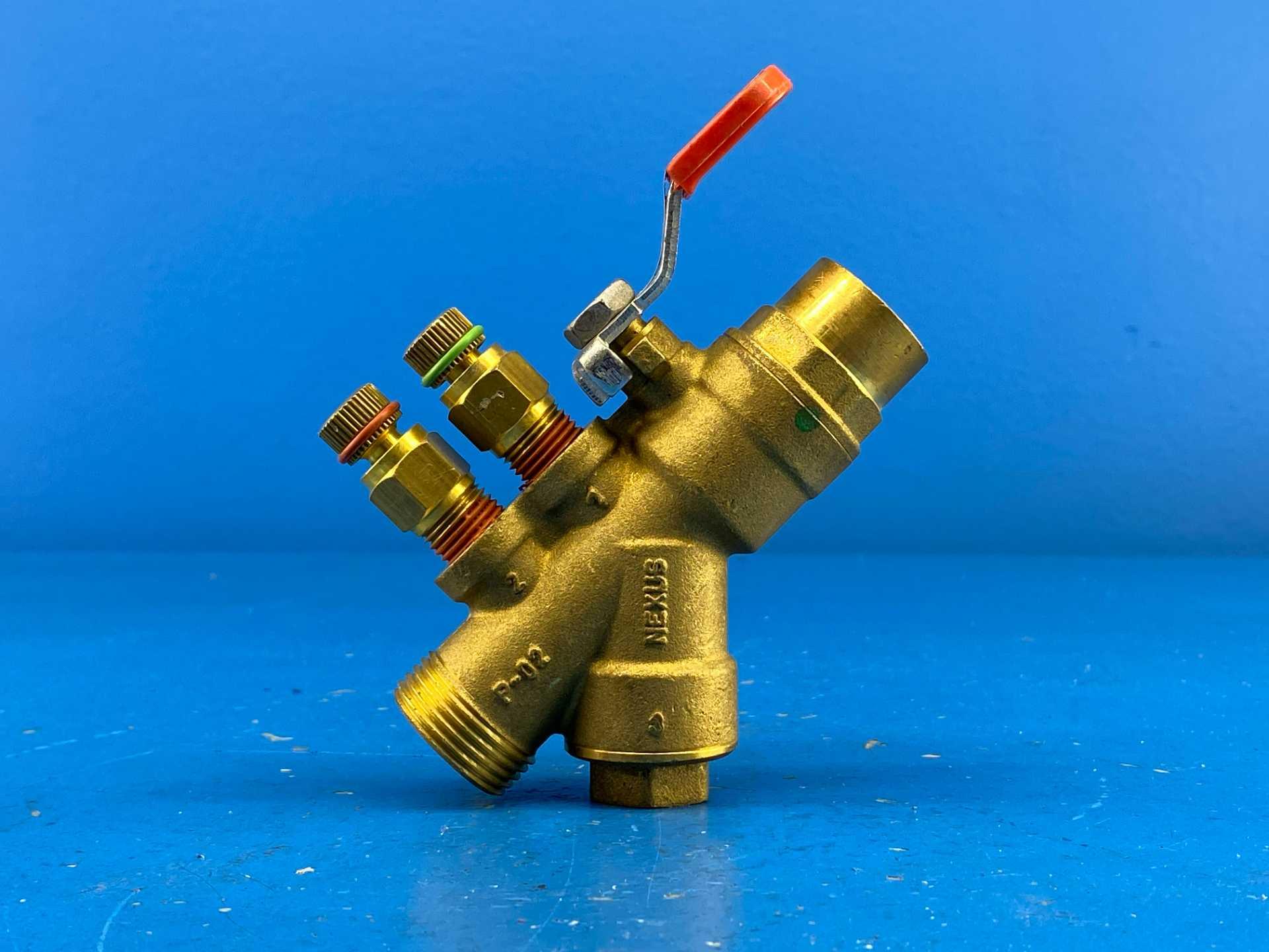 Nexus Valve, Inc. UM-075LS-050M-015-N 3/4"LS x 1/2"M 1.5GPM Automatic Flow Control Ball Valve UltraMatic Series 600WOG PN40