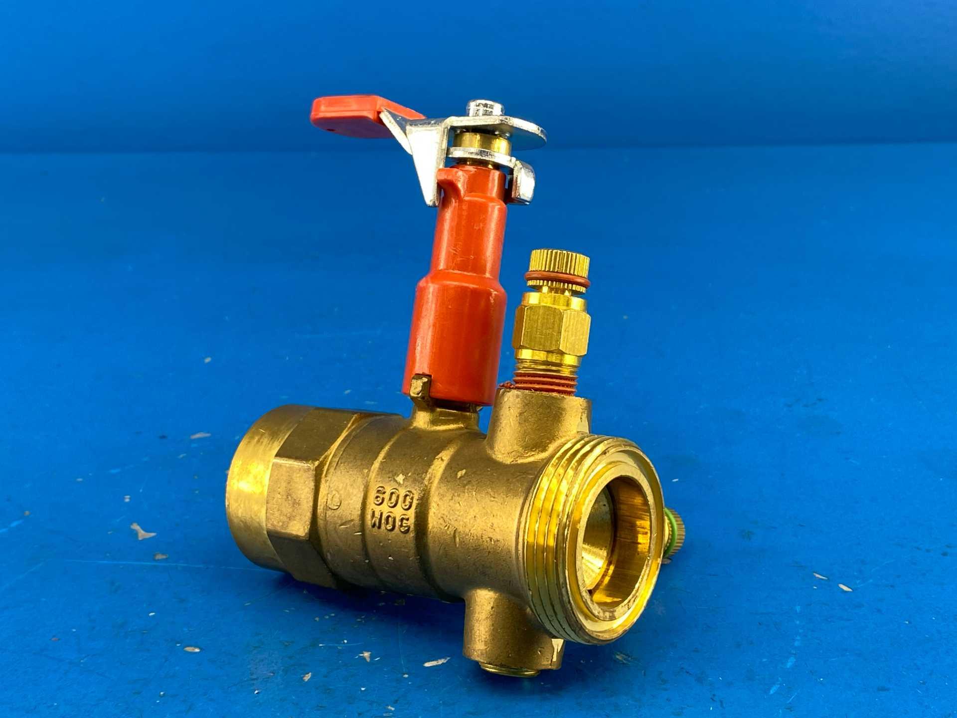 Nexus Valve, Inc. XB-125LS-075M-3B-GEL 1-1/4"LS x 3/4"M Calibrated Venturi Balancing Ball Valve Ultra XB Orturi Series Gel Handle 600WOG PN40