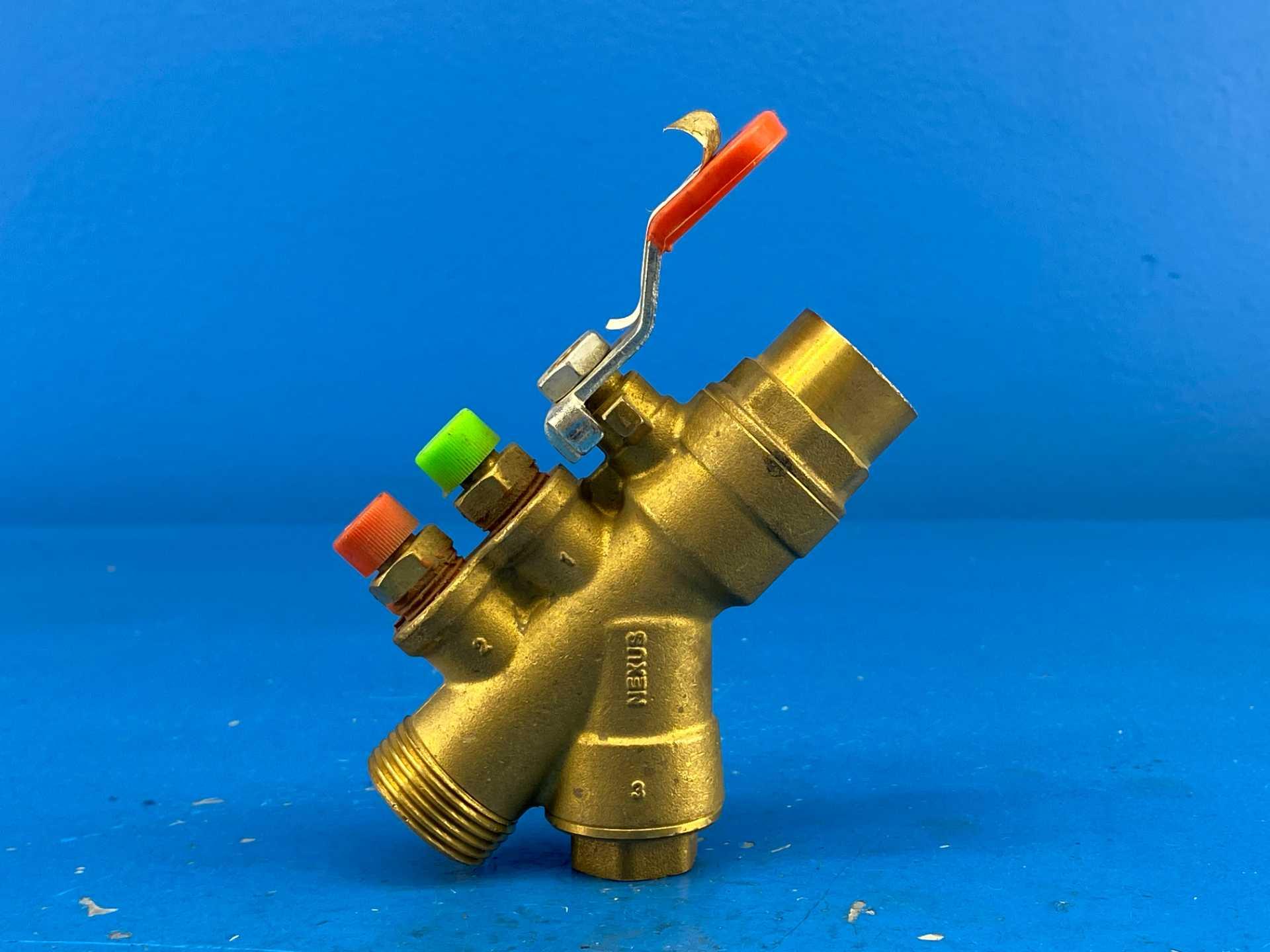 Nexus Valve, Inc. UM-075LS-050M-045 3/4"LS x 1/2"M 4.5GPM Automatic Flow Control Ball Valve UltraMatic 600WOG PN40