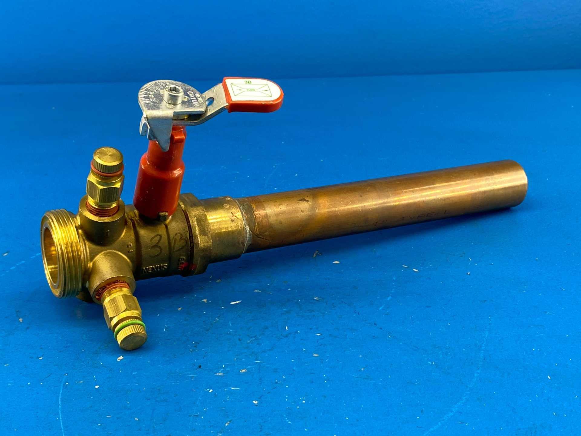 1" Hydronic Balancing Valve, Calibrated Venturi, 600 WOG, 1"S x 1/2"M - Nexus Ultra XB XB-100-S-050M-3B-GEL