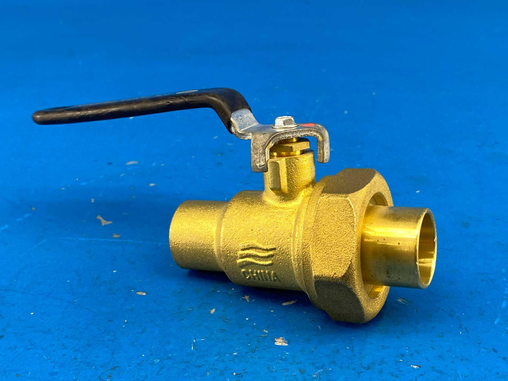 IMI Flow Design UBM0075S UBM Compact Shut-Off Ball Valve 3/4" S x 3/4" S Brass 400 WOG 600 PSIG @250F