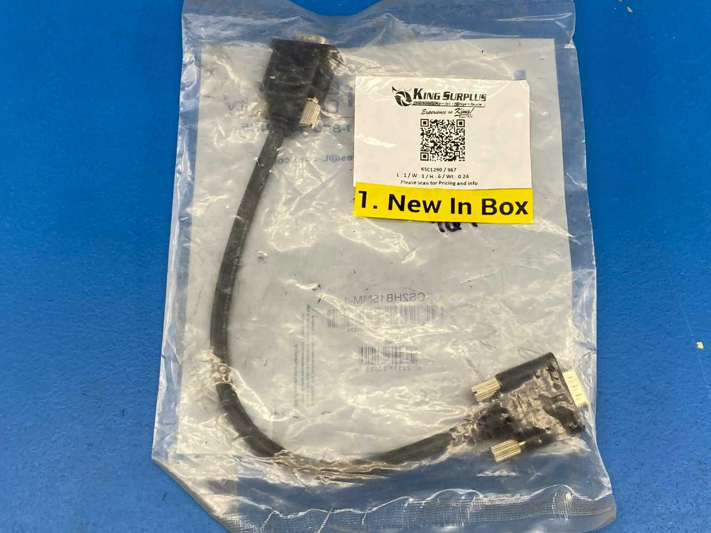 L-Com CS2HB15MM-1 HD15 (VGA-style) Male-to-Male Computer/Monitor Cable, 1 ft