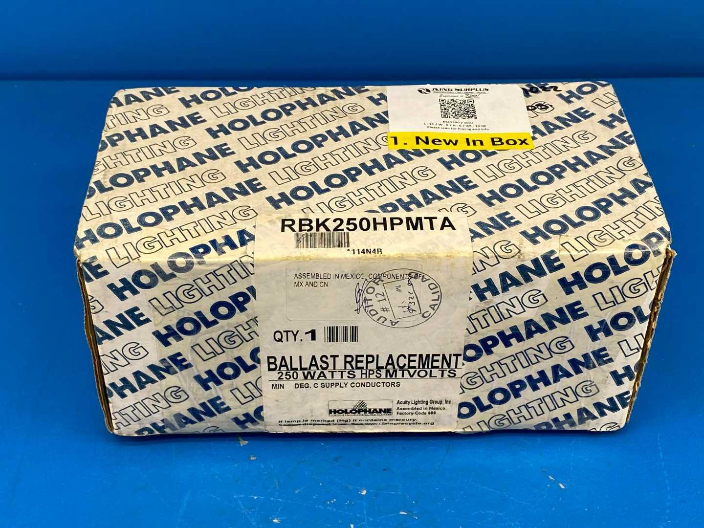 Holophane RBK250HPMTA Ballast Replacement Kit 250 Watts HPS Multi Volt