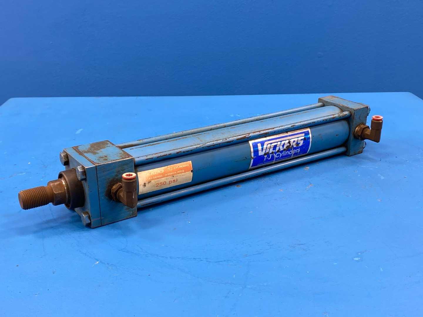 Vickers TE10DWGD 1AA10C00 Hydraulic Cylinder, 2" Bore, 10.25" Stroke, 250 PSI