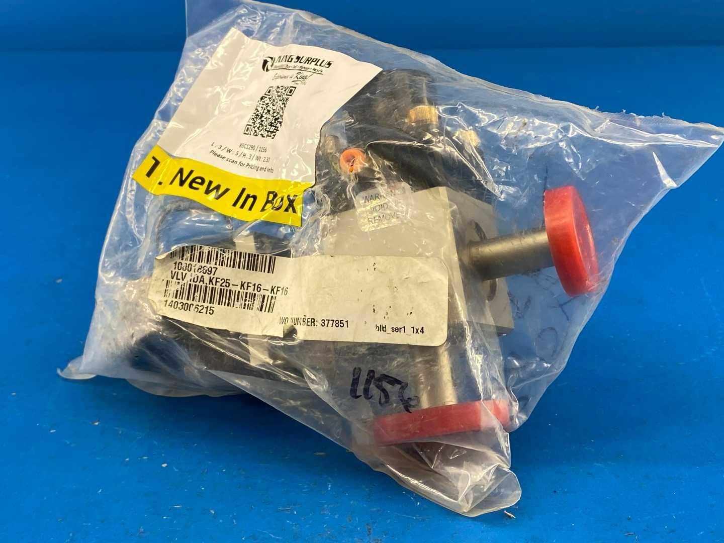 MKS 100018697 / KF25-KF16-KF16 KF25 to KF16 to K16 IDA Diagnostic Access Isolation Valve