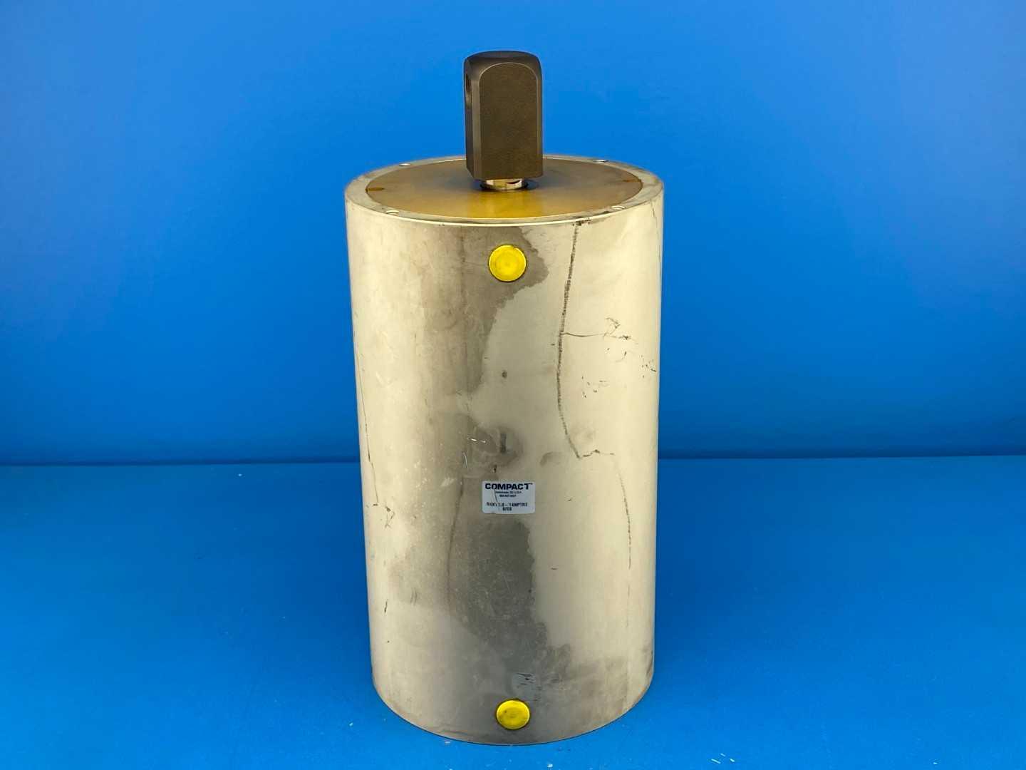 Compact Automation R6X10.0--14NPTRE Pneumatic Cylinder, 6" Bore, 10" Stroke, Rod Eye, 1/4" NPT