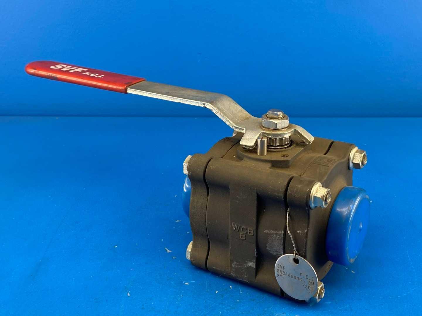 SVF Flow Controls BN84466NG-BW F.C.I. , 2" Carbon Steel Three-Piece Ball Valve