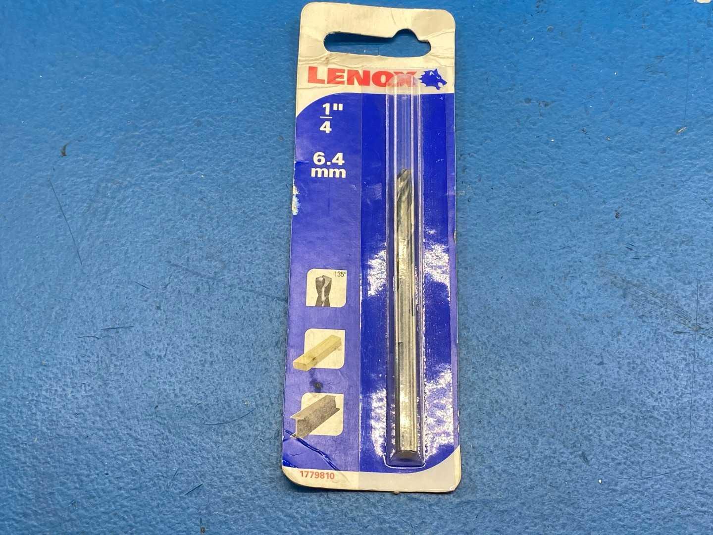 Lennox 1779810 1/4" Drill Bit, High-speed Steel, Suitable for Various Materials