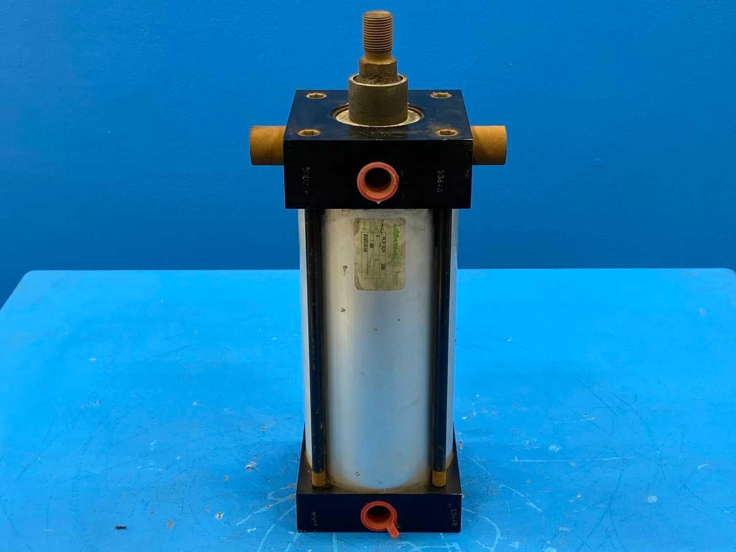 Miller Fluid Company AL81B2N Hydraulic Cylinder 4" Bore x 1" Rod x 7" Stroke, 200 PSI | Appears Unused