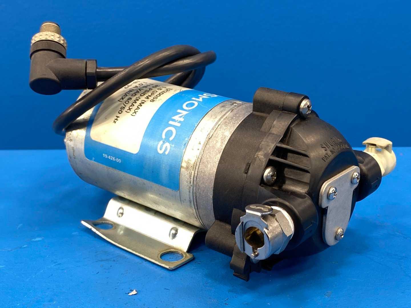 Osmonics / Shuflo 4610605 / 1220056 Shurflo Diaphragm Pump 1.5GPM 30 PSID 115V AC 1.0A 50/60Hz
