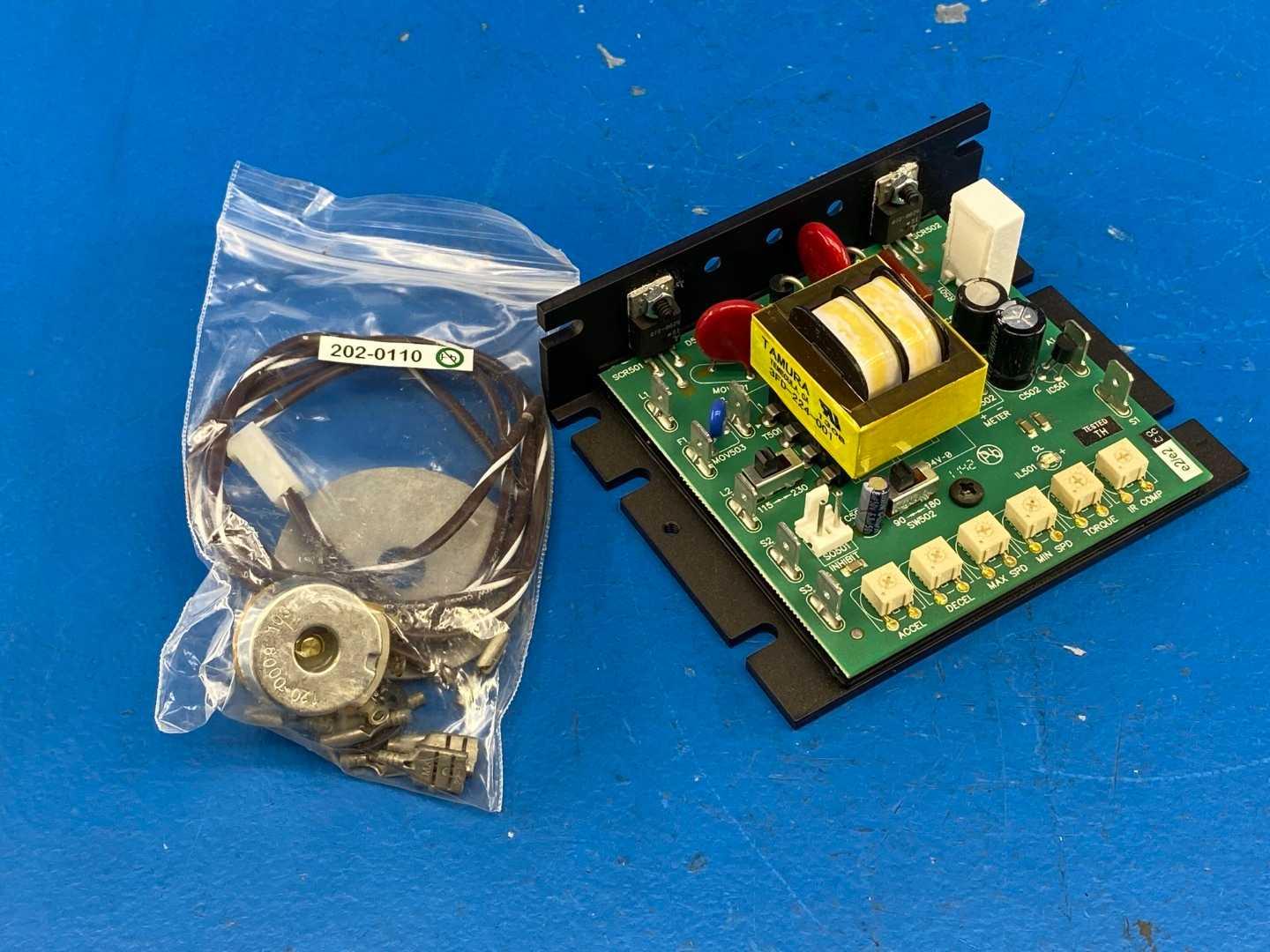 Leeson Electric M1740007.00 Adjustable Speed Control Circuit Board 1Ph, 115/230V 2A