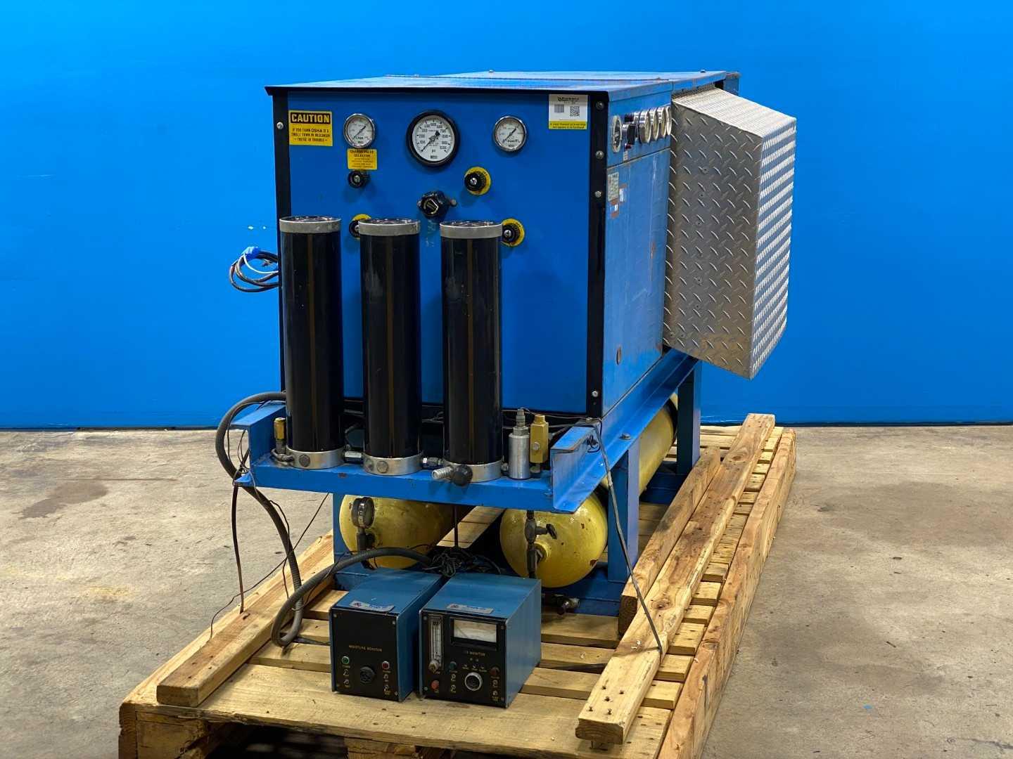 American Bristol Inc SAC-24E3 Breathing Air Compressor 563 hrs 18 CFM 5000 PSI SCBA Scuba 5000 psi 15HP 208V 3PH