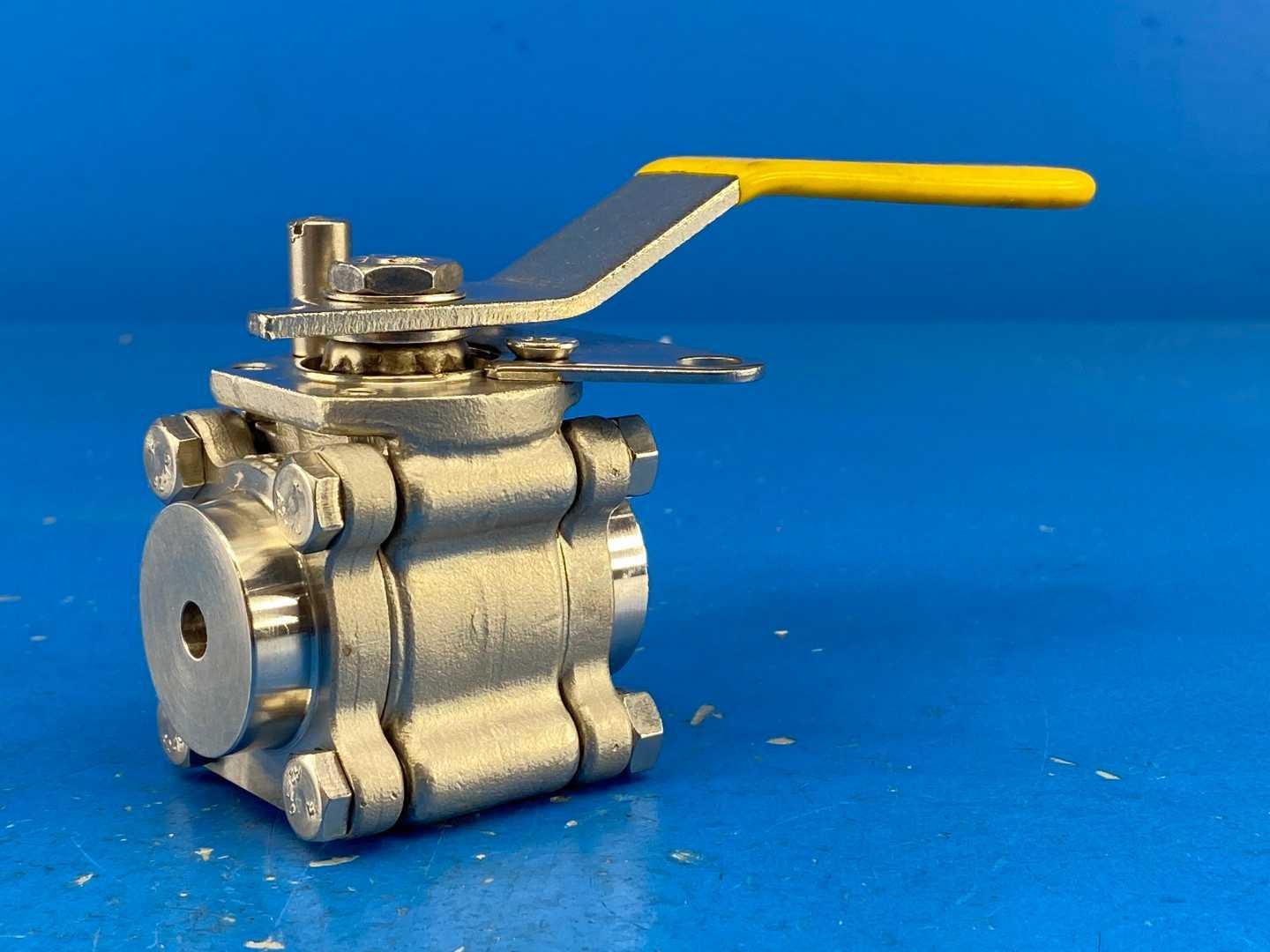 Sharpe Series 86 1/4" Sharp 3-Piece Instrumentation Ball Valve