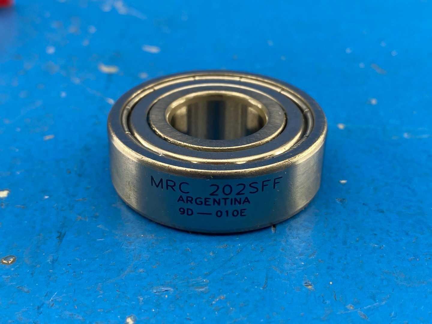 MRC 202SFF Single Row Deep Groove Radial Ball Bearing, C3 Clearance, Double Metal Shielded, 15mm ID x 35mm OD x 11mm w