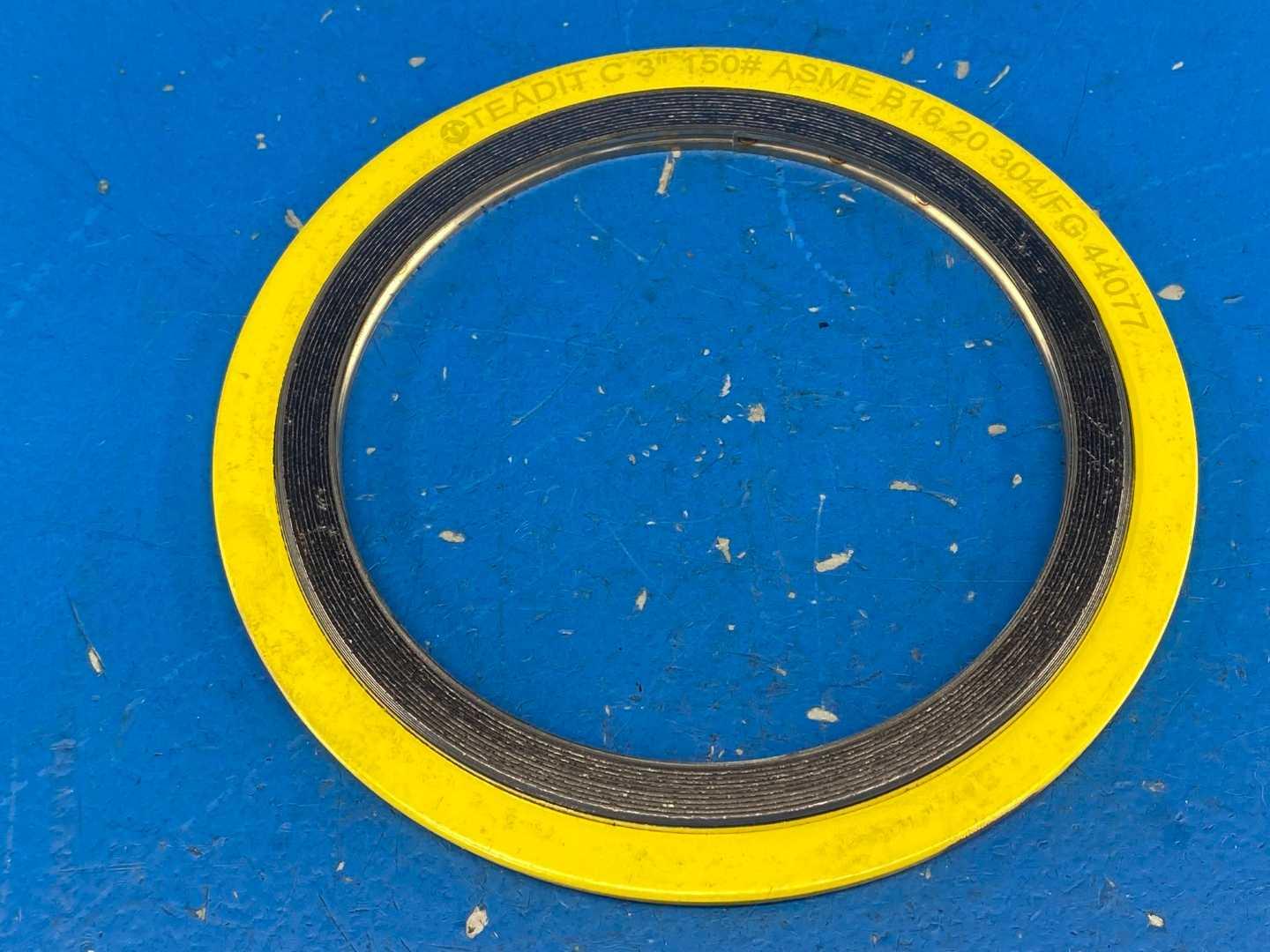 Teadit FG 44077 3" 150# ASME B16.20 Spiral Wound Gasket, 304/Graphite
