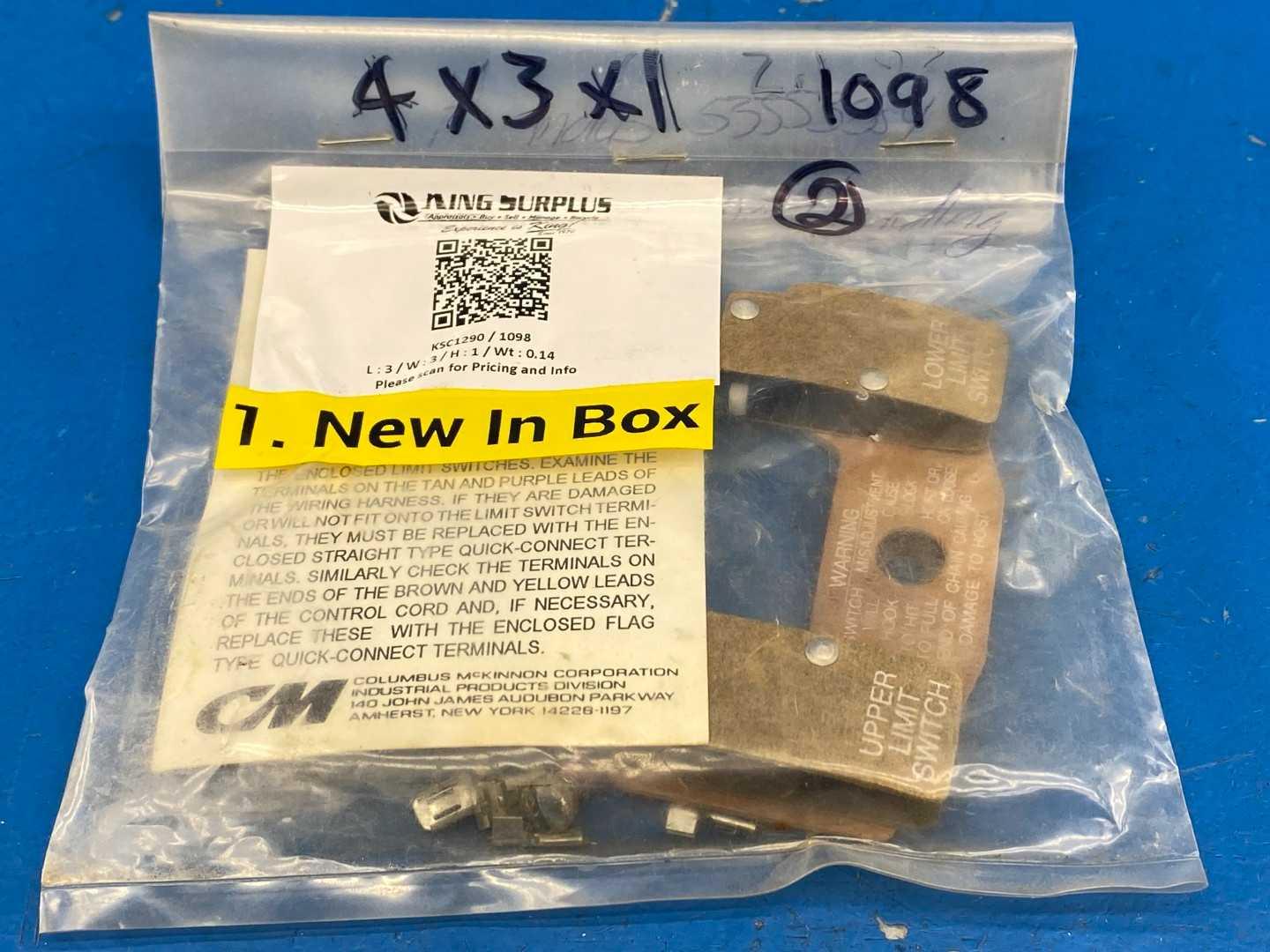 Columbus McKinnon 36642 CM Repair Parts (Key No. S-222, 627-222) Limit Switch Repair Kit