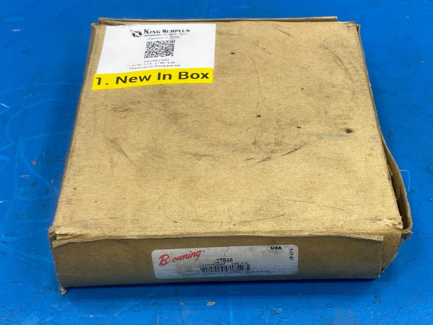 Browning 2TB48 2 Groove V-Belt Pulley Split Taper Bushing Required 5.15" O. D.