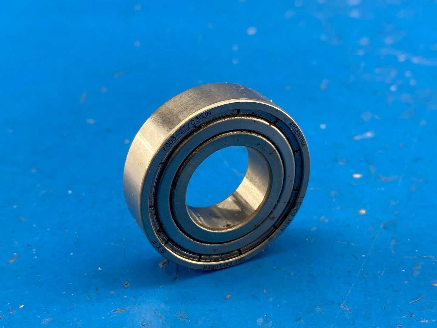 SKF 6003-2Z/C3GJN Single Row Deep Groove Ball Bearing 0.6693"Bore x 1.378" O.D x 0.3937" W