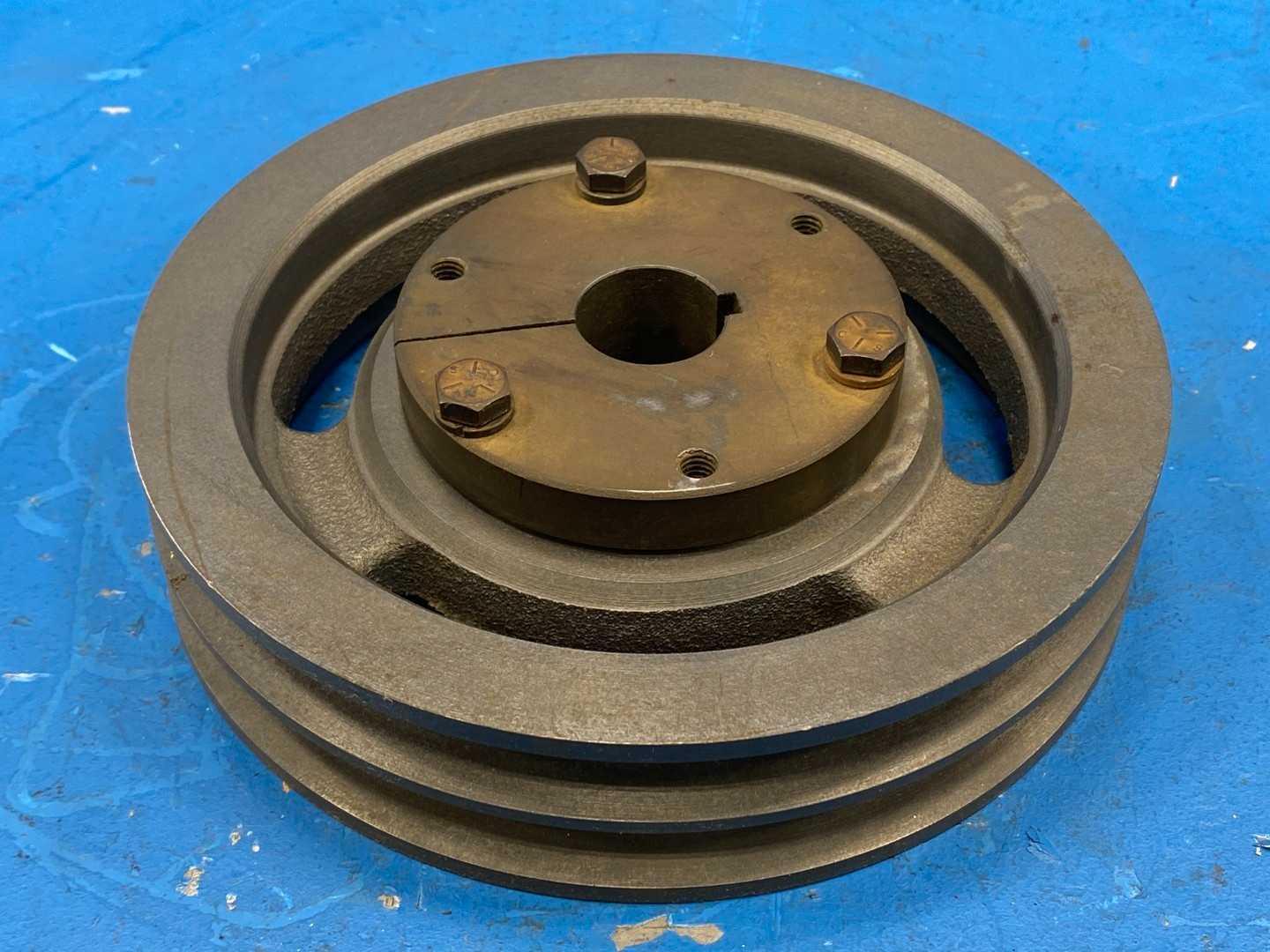 Ametric 2A70 AL V-Belt Sheave 2 Groove, 7.00" Pitch Diameter, QD Bushing w/ Installed Bushing
