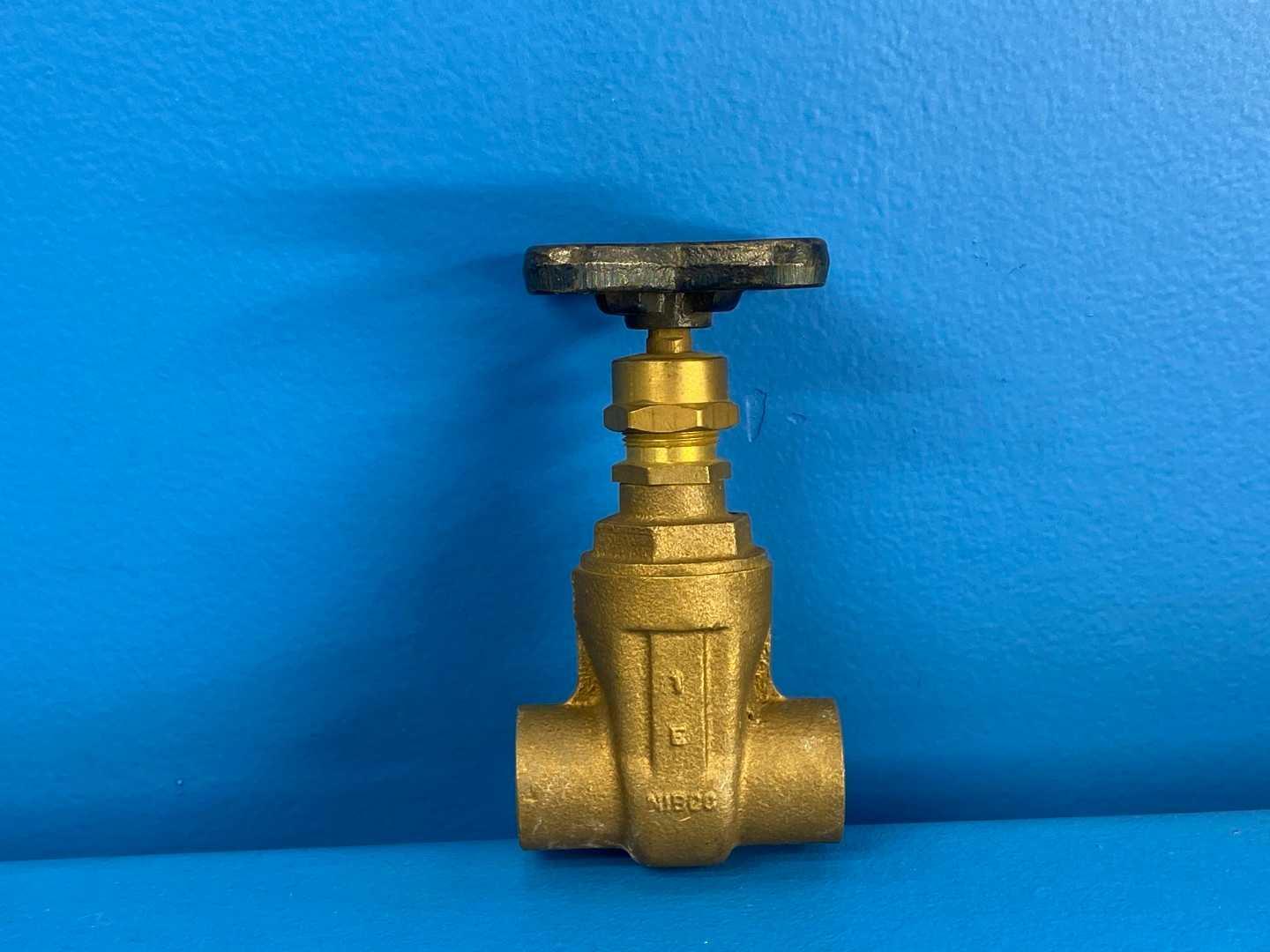 Nibco S-113, 1/2" Bronze Gate Valve 125 SWP 200 CWP