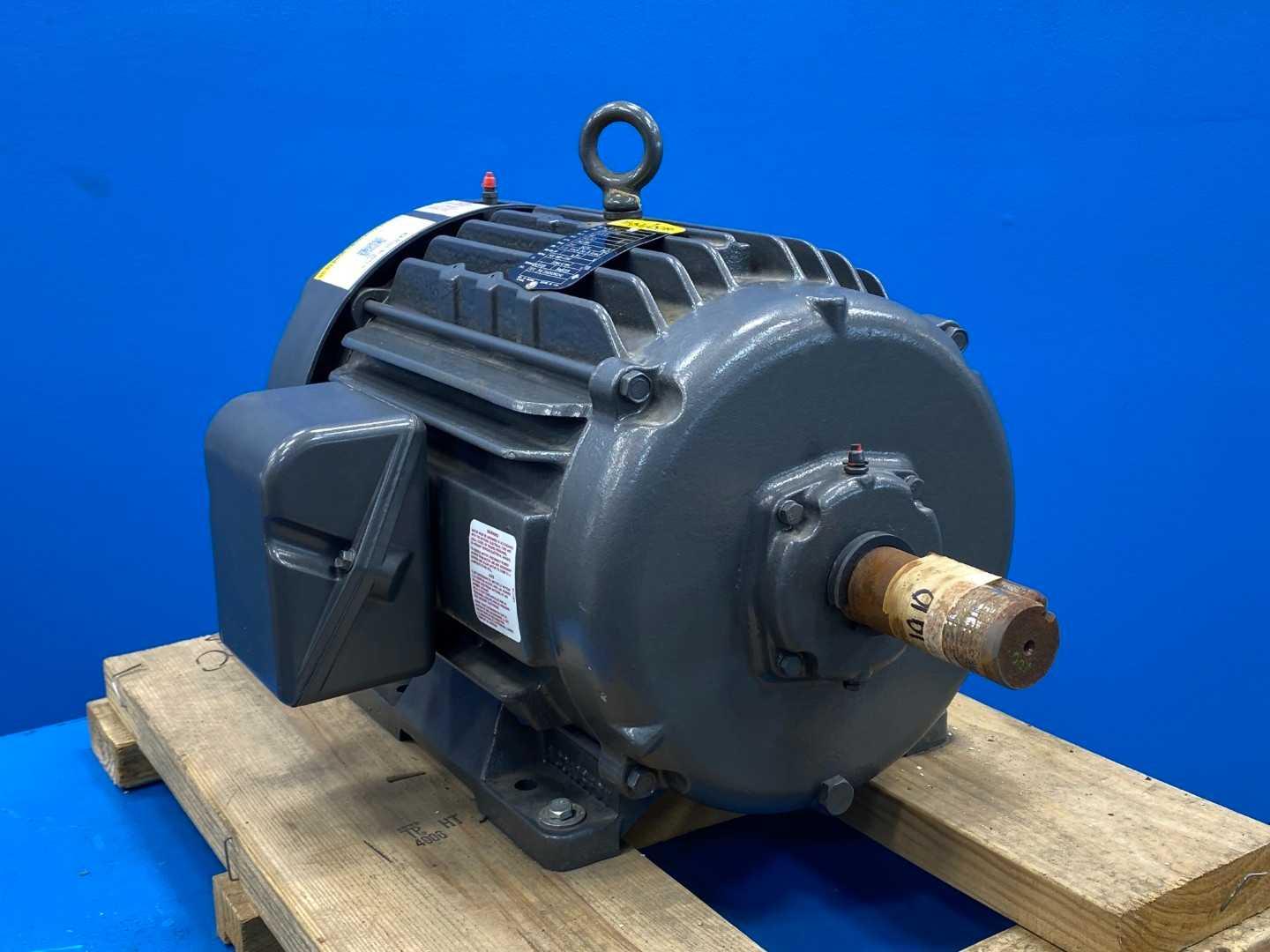 15 HP / 3.75 HP Two-Speed Motor 1760/880 RPM 3PH 460V 254T TEFC Baldor M1761T 09C101X185