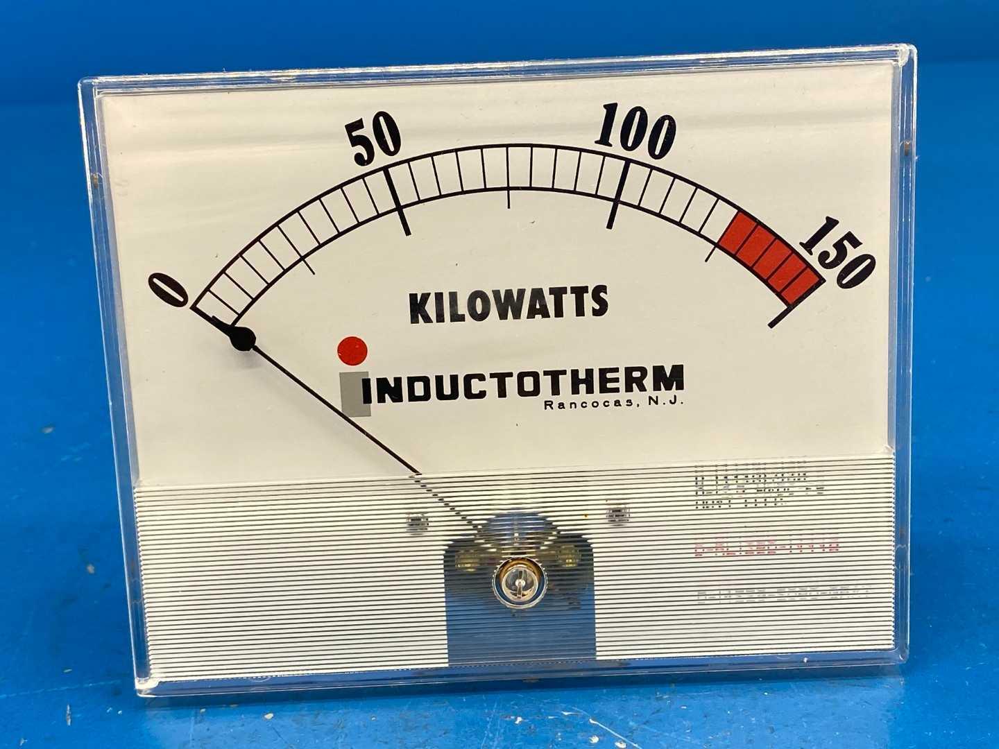 Inductotherm 153-1057 Kilowatts Meter 153-0080 (Missing Screws)