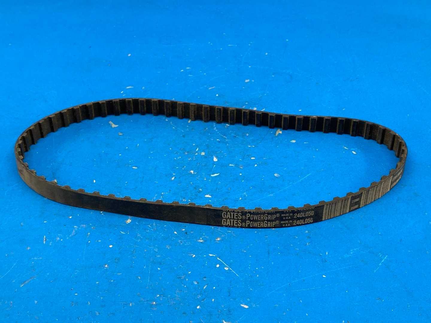 Gates 240L050 PowerGrip Industrial Timing Belt - L - Light Duty, 0.3750 in Pitch, 0.5000 in Width, 64 Teeth