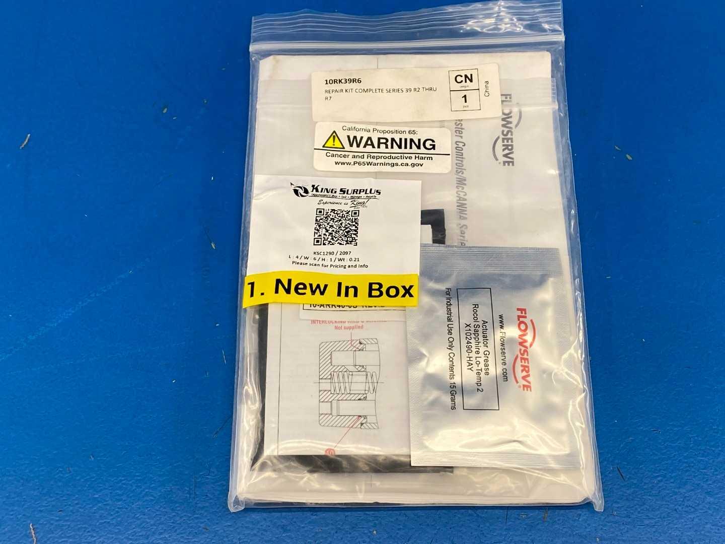 Flowserve 10RK39R6, Repair Kit Complete Series 39 R2 Though R7
