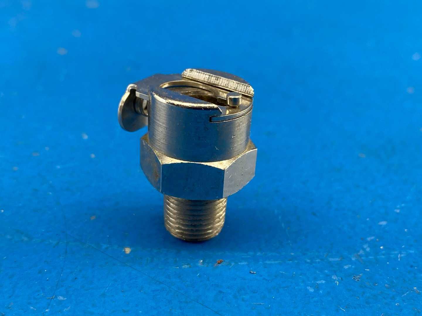 CPC 5/16" Chrome-Plated Brass Coupling Body - Straight Thru
