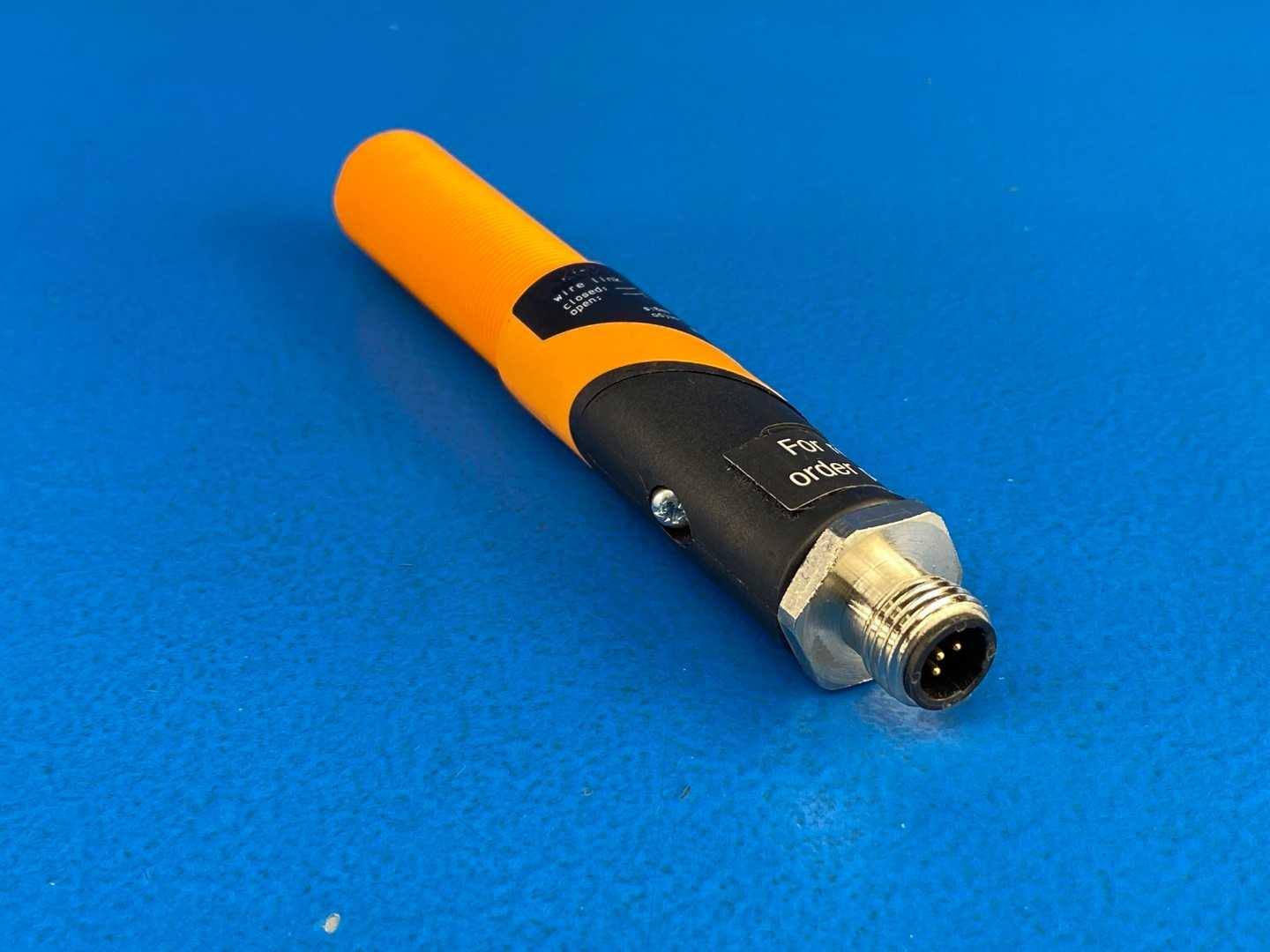 ifm KG3500 electronic , Capacitive Sensor, 10-30V DC, PNP/NPN, IP67, 6mm sensing range, M12 connector (Missing parts)