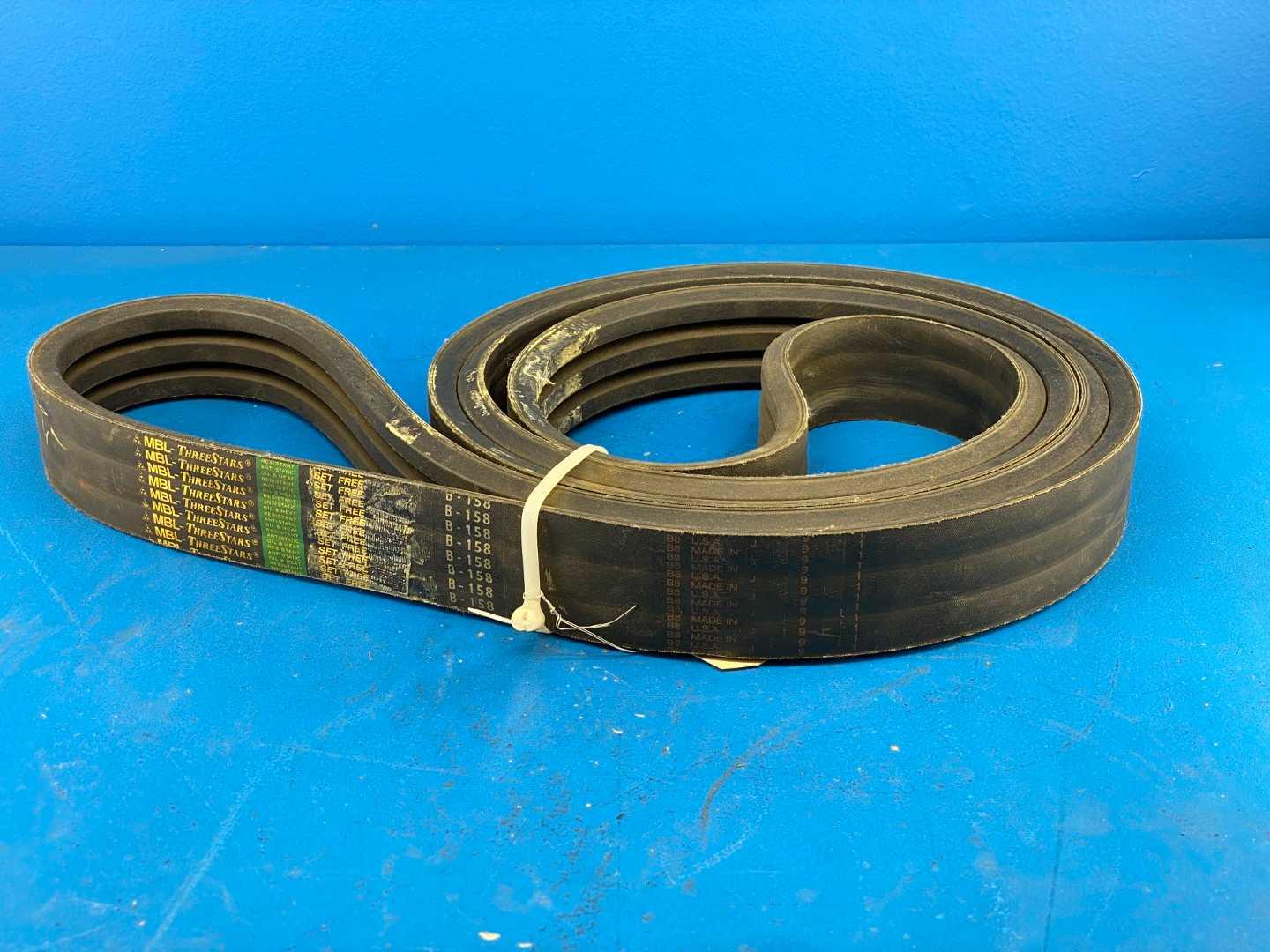 MBL B-158 Three Stars Belt 3 Rib, 2 Groove V-Belt