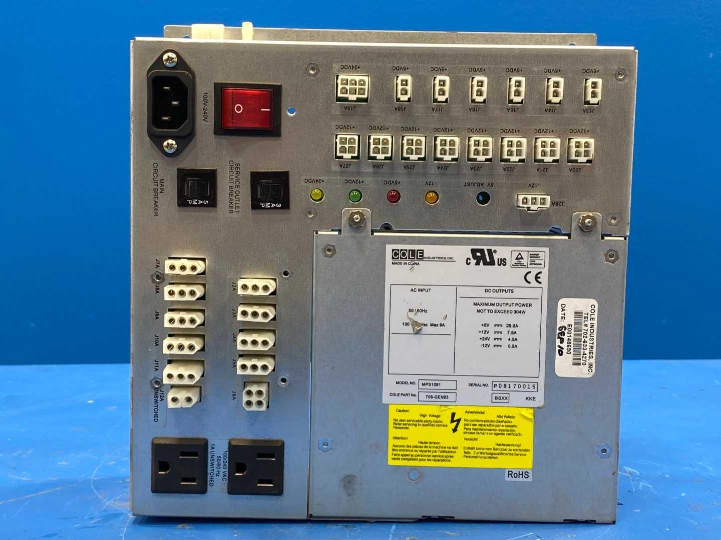 Cole Industries INC MPS1091-000 C708-GEN03 Multi Connector Power Supply