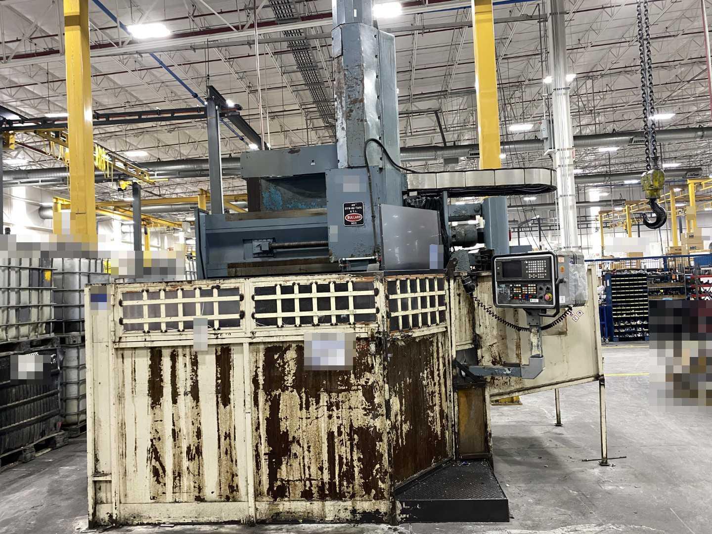 Bullard DYN-AU-TAPE 46" Vertical Turret Lathe VTL NCC, GE Fanuc Series 18-T, 46" Table, 58" Swing, 46" Turning Diameter, 60" Turning Height, 75 Hp PARTS UNIT