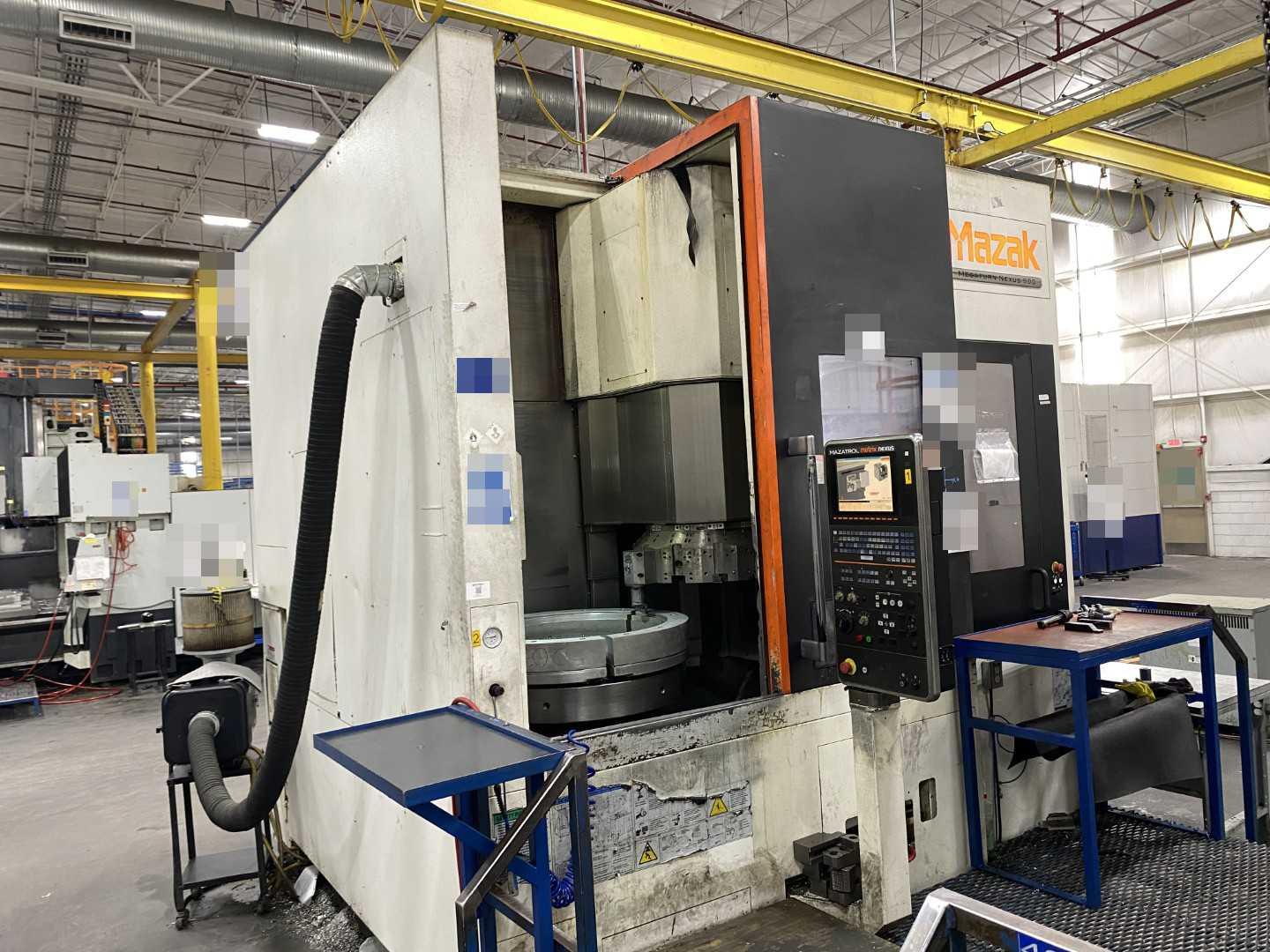 Mazak Megaturn Nexus 900 CNC Vertical Turning Center Mazatrol Matrix Nexus, 27,993 Hours, 2013, 36" Chuck, 39.37" Swing, 36.22" Turn Dia, 31.50" Turn Height, 12-Station Turret